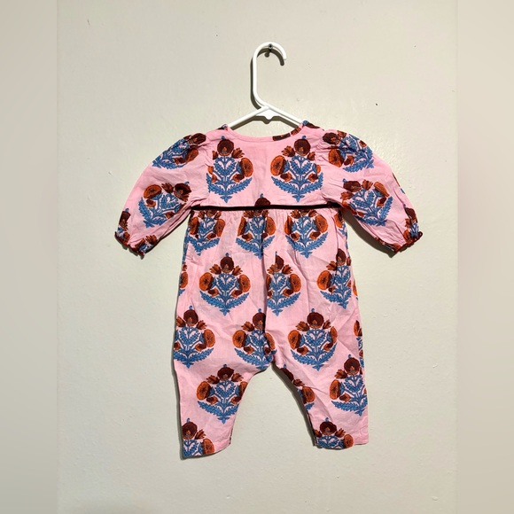 Pink Chicken Pink and Blue Floral Bodysuit - Picture 6 of 6